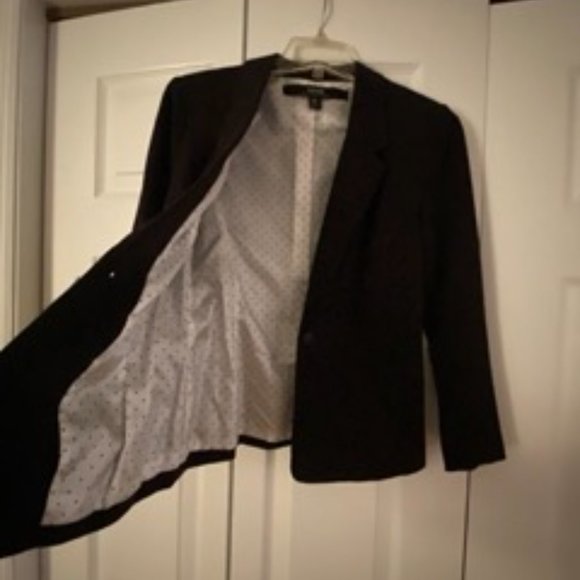 Kensie Black 3/4 Sleeved Blazer - Picture 3 of 4